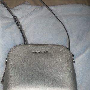 Silver Michael Kors Crossbody